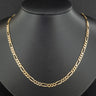 9ct Yellow Gold 20.5 Inch Figaro Chain 9.5g