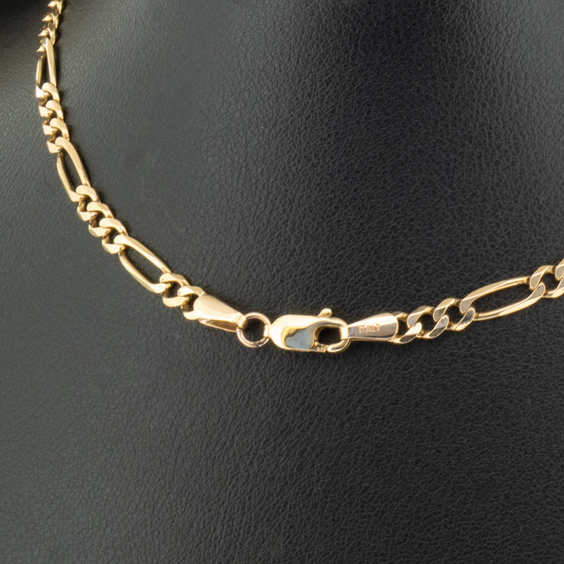 9ct Yellow Gold 20.5 Inch Figaro Chain 9.5g