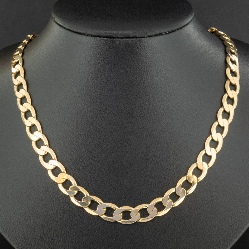 9ct Yellow Gold 20 Inch Curb Chain 29.6g