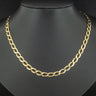 9ct Yellow Gold 22 Inch Curb Chain 10.9g