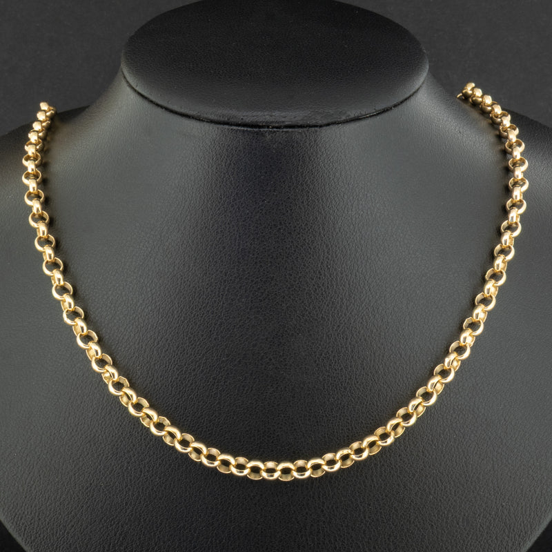 9ct Yellow Gold 22 Inch Belcher Chain 21.2g