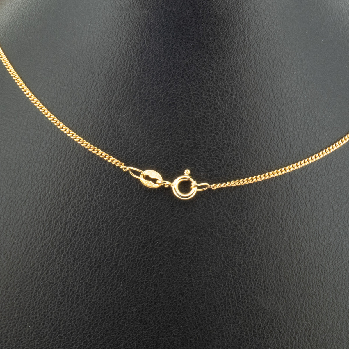 9ct Yellow Gold 18 Inch Fine Curb Chain 2.3g