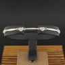 9ct White Gold Diamond Heart 7.5 Inch Bracelet 4g