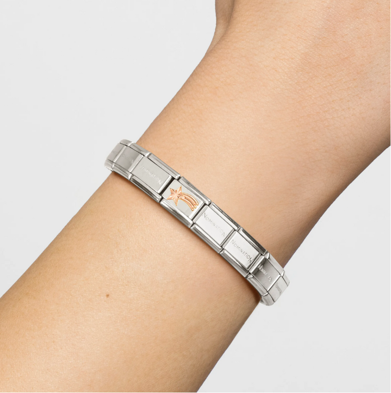 Nomination Shooting Star 9ct Gold and Stainless Steel Composable Charm