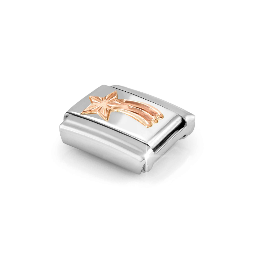Nomination Shooting Star 9ct Gold and Stainless Steel Composable Charm