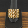9ct Yellow Gold 5 Row Keeper Ring Size Z+2.5 33.4g