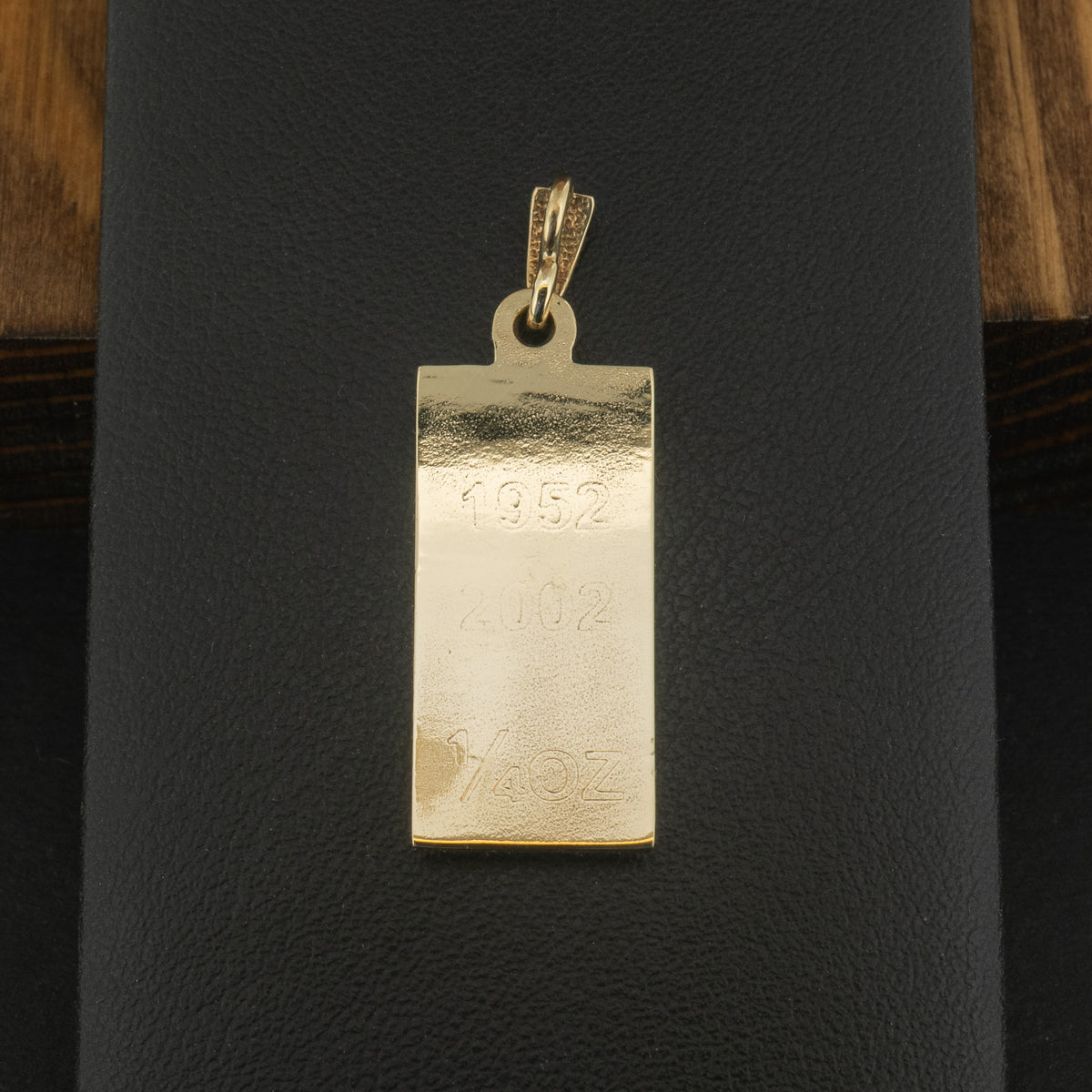 9ct Yellow Gold Ingot Pendant 7.8g