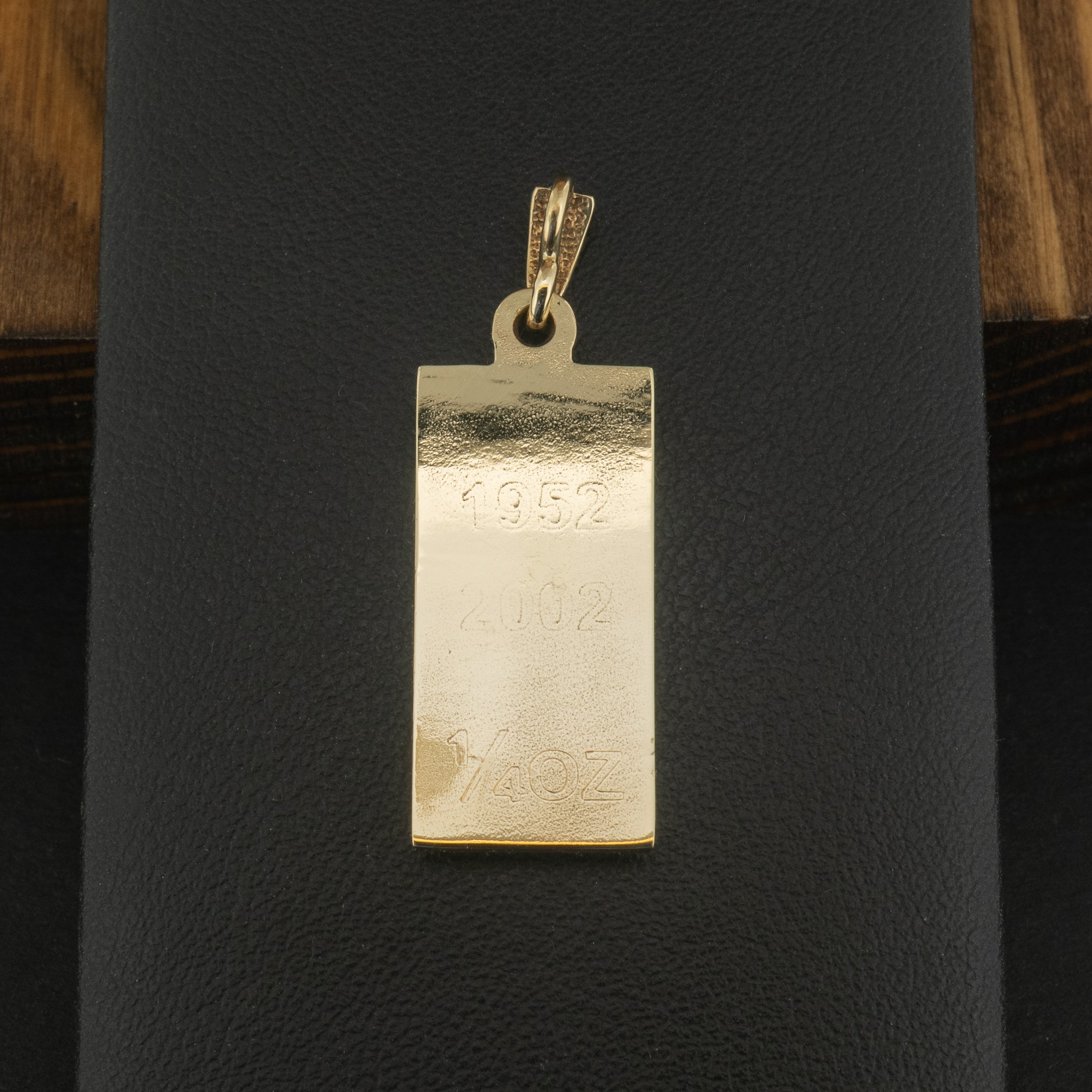 9ct Yellow Gold Ingot Pendant 7.8g