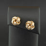 9ct Yellow Gold Knot Stud Earrings 3.1g