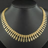 9ct Yellow Gold 17 Inch Patterned Necklace 16.1g