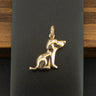 9ct Yellow Gold Dog Charm 1g