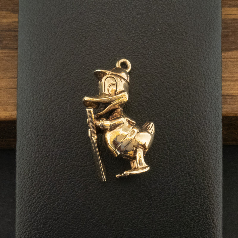 9ct Yellow Gold Golden Duck Pendant 7g