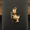 9ct Yellow Gold Golden Duck Pendant 7g