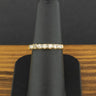 18ct Yellow Gold 0.21ct 7 Stone Diamond Ring Size M 1/2 2g