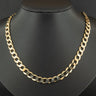 9ct Yellow Gold 20 Inch Curb Chain Necklace 30.8g
