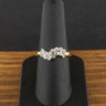 18ct Yellow Gold 0.2ct Diamond Bubble Ring Size P 3.9g
