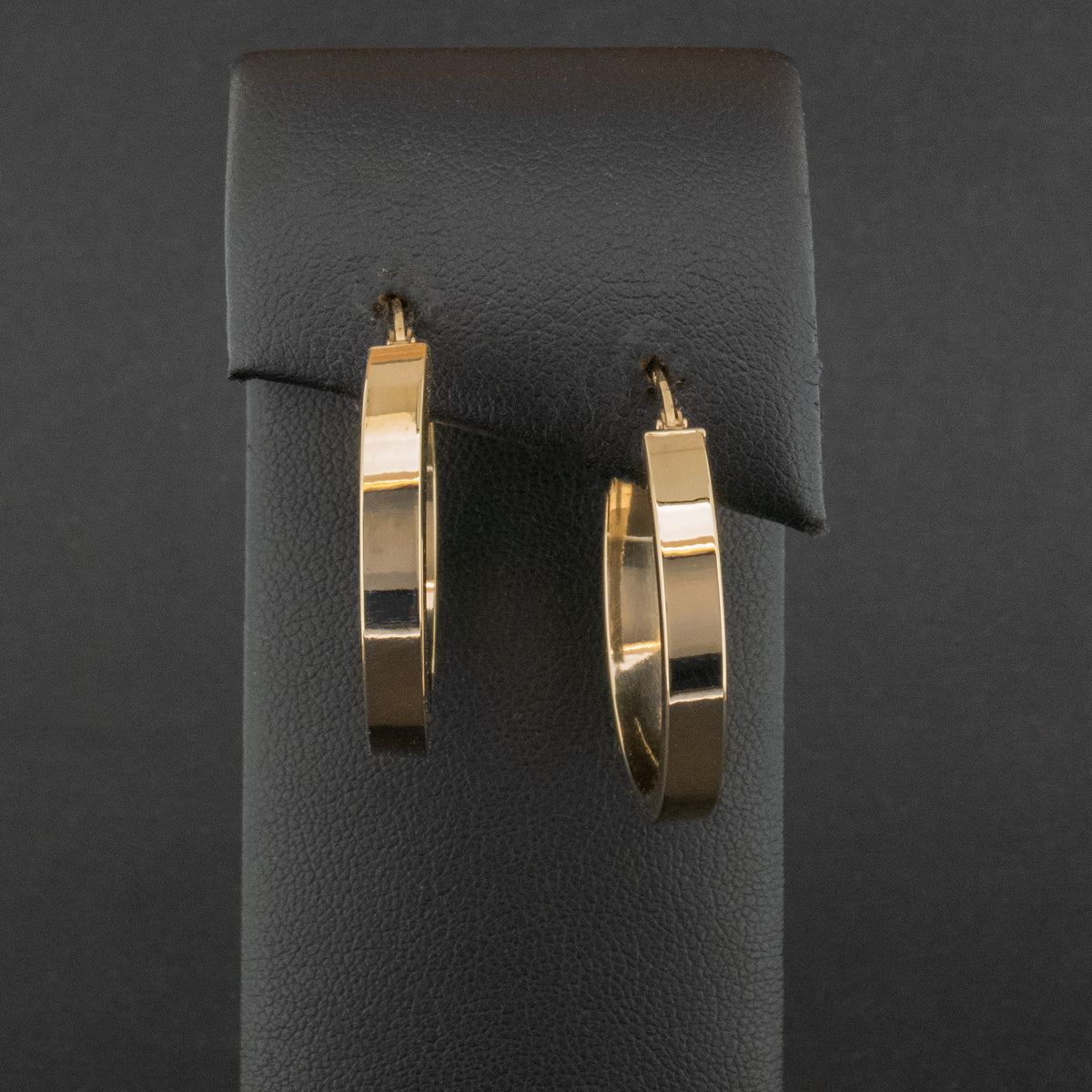 9ct Yellow Gold Hoop Earrings 2.6g