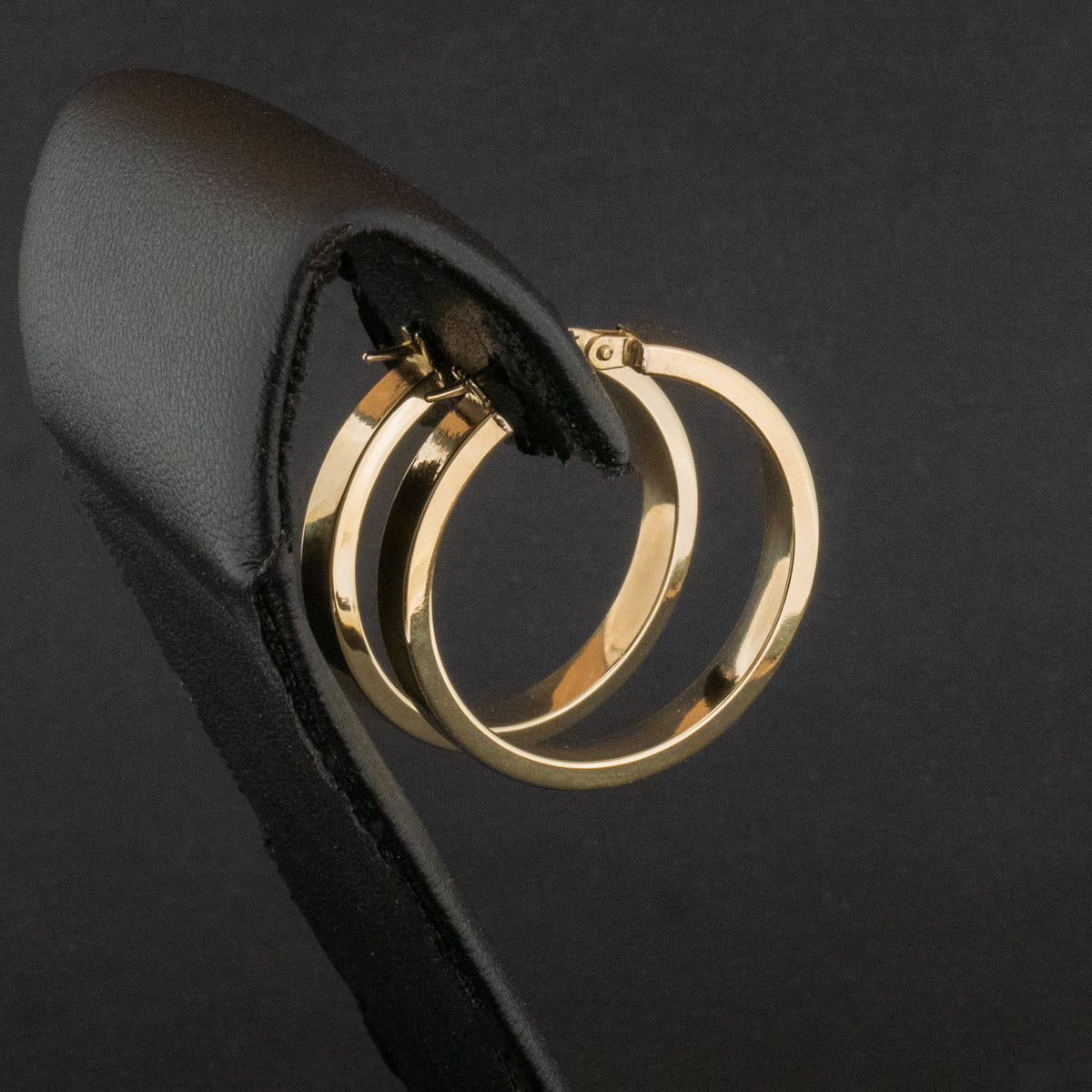 9ct Yellow Gold Hoop Earrings 2.6g
