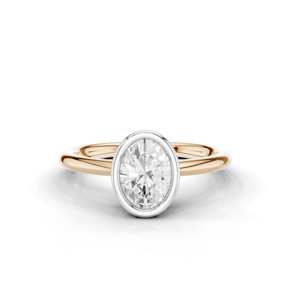 18ct White and Rose Gold
