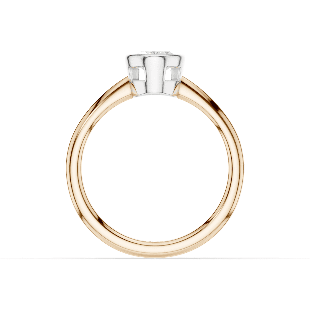 18ct White and Rose Gold