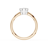 18ct White and Rose Gold