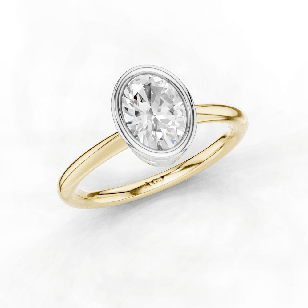 18ct White and Yellow Gold