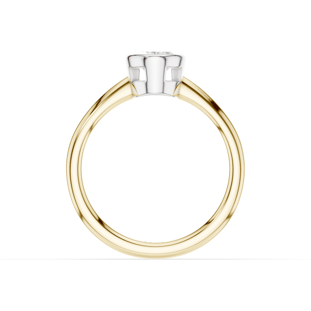18ct White and Yellow Gold