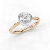 18ct White and Rose Gold