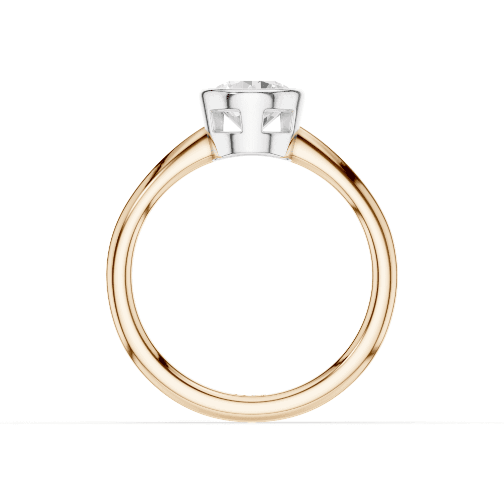 18ct White and Rose Gold