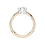 18ct White and Rose Gold