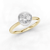 18ct White and Yellow Gold