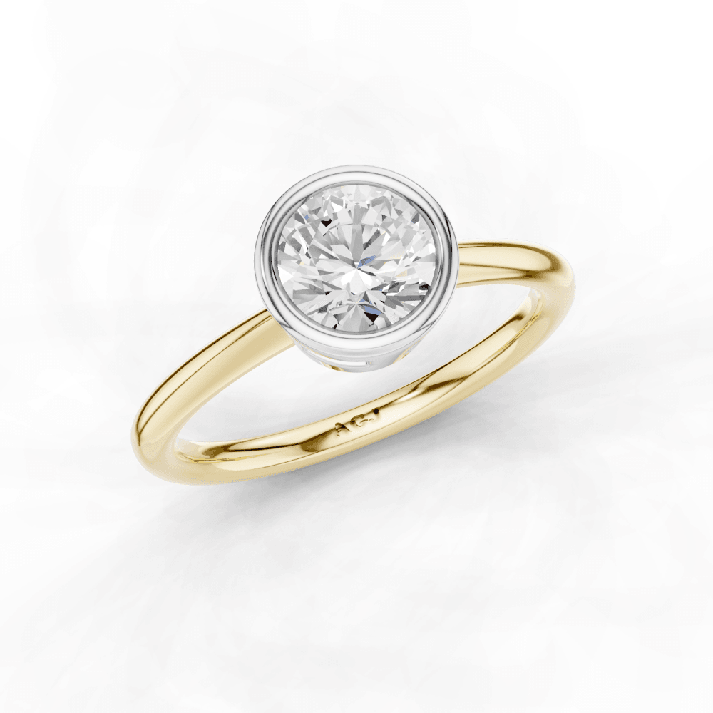 18ct White and Yellow Gold