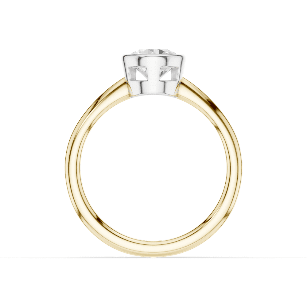 18ct White and Yellow Gold