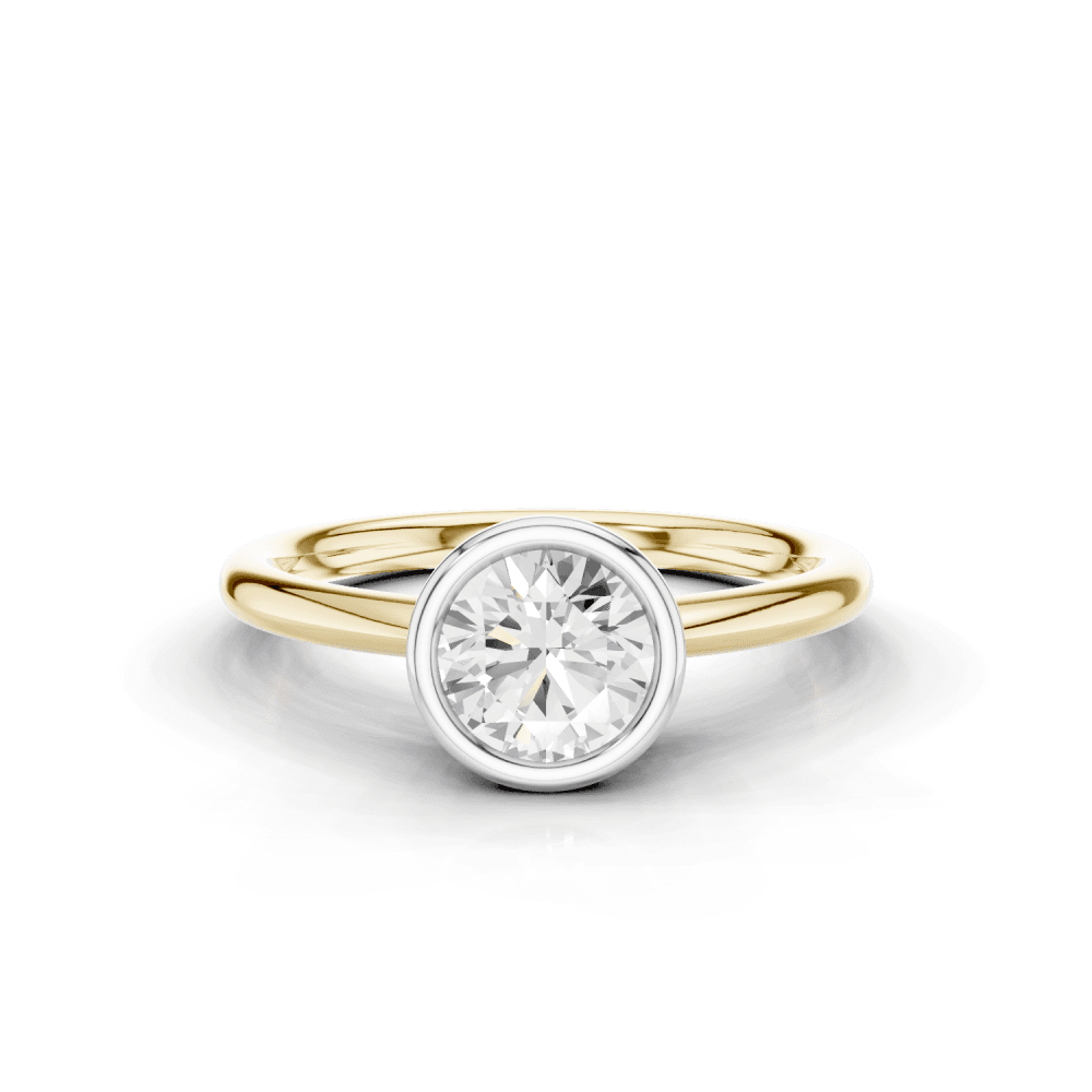 18ct White and Yellow Gold