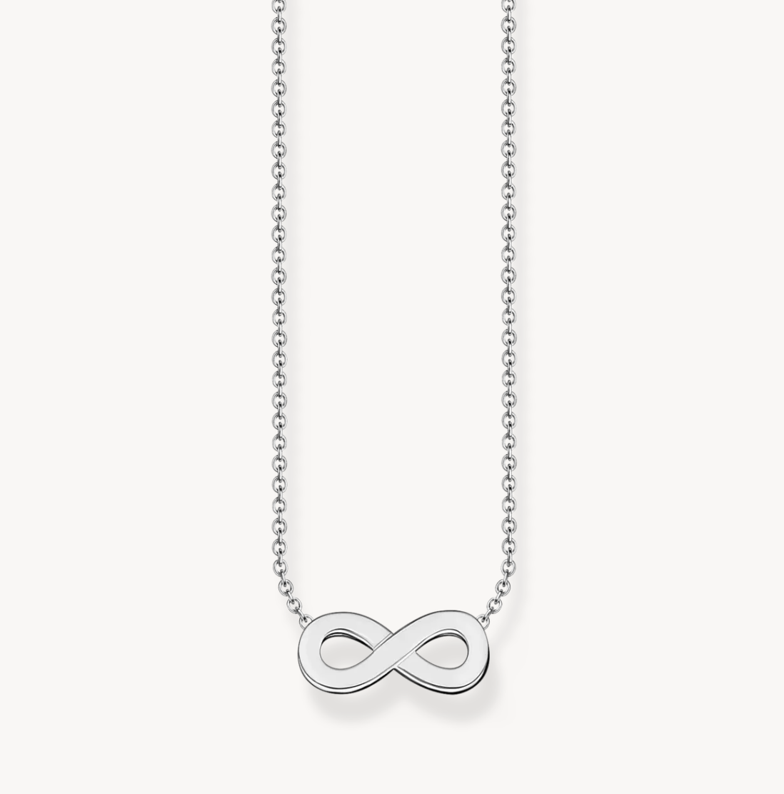 Thomas Sabo Silver Necklace with Infinity Pendant
