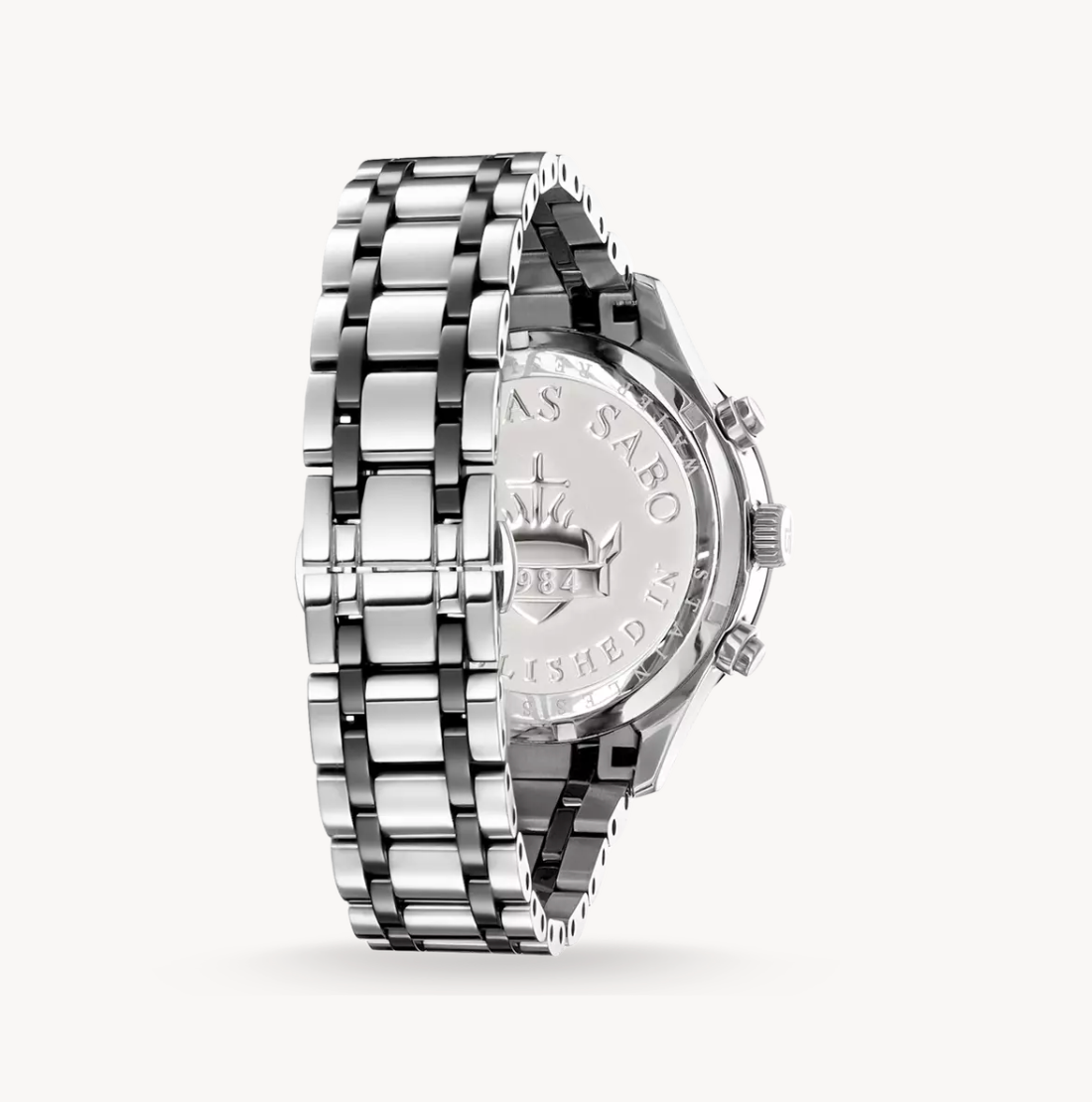Thomas Sabo Men’s Watch Rebel Urban Ceramic Silver-Coloured