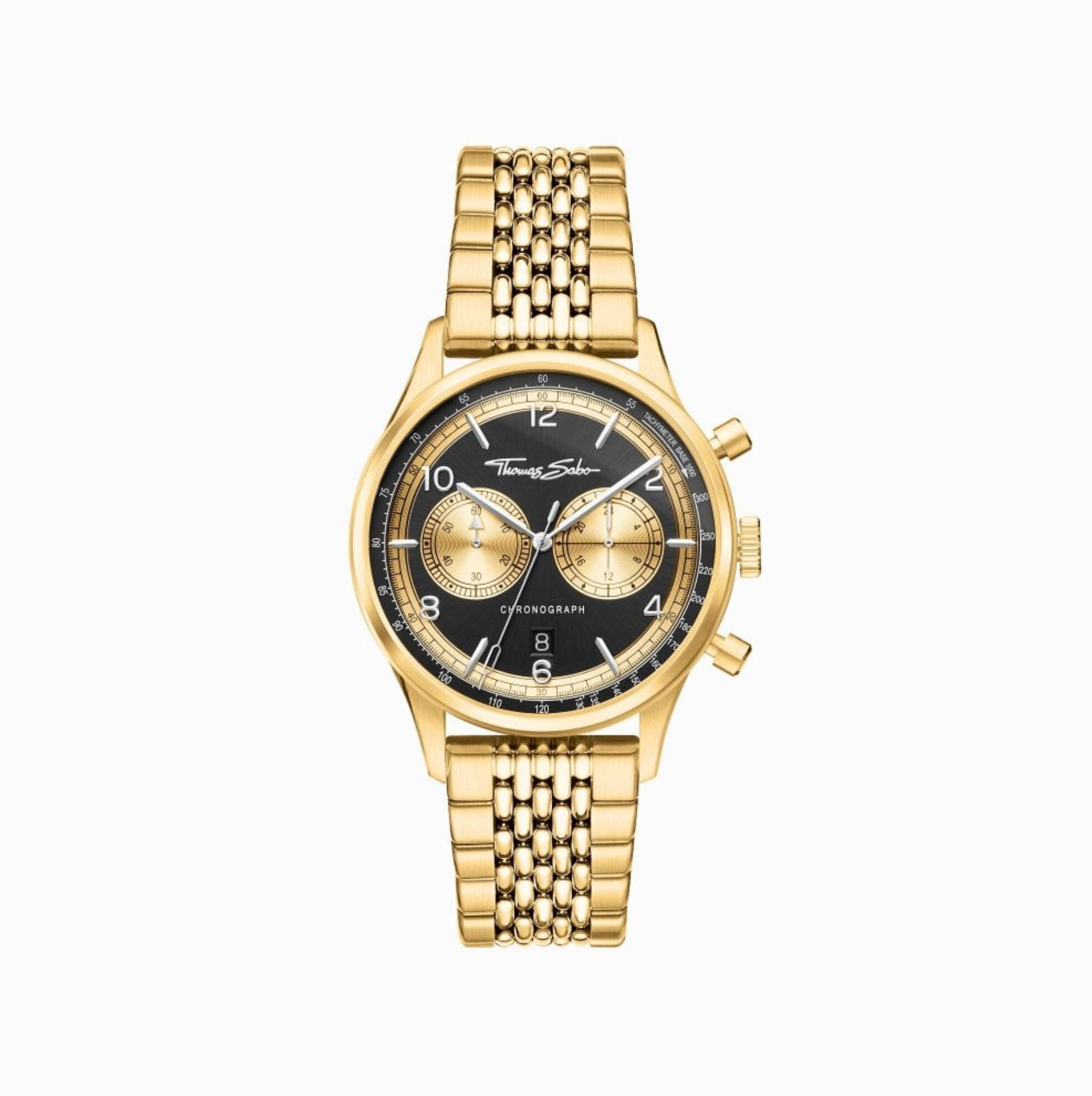 Thomas Sabo Men’s Watch Rebel At Heart Gold Plated