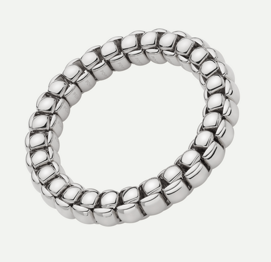 Fope Flex’It Luna 18ct White Gold Bracelet Medium - Unworn Box & Papers