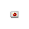 Nomination Ladybird 18ct Gold and Stainless Steel Composable Charm