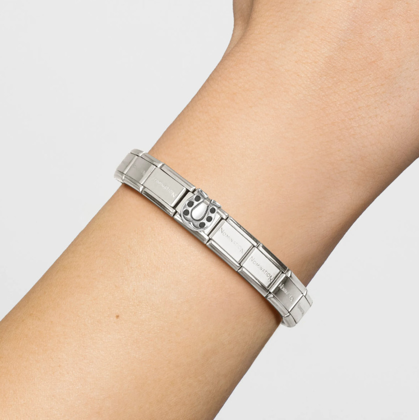 Nomination Horseshoe Sterling Silver and Stainless Steel Composable Charm