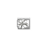 Nomination Four Leaf Clover Sterling Silver and Stainless Steel Composable Charm