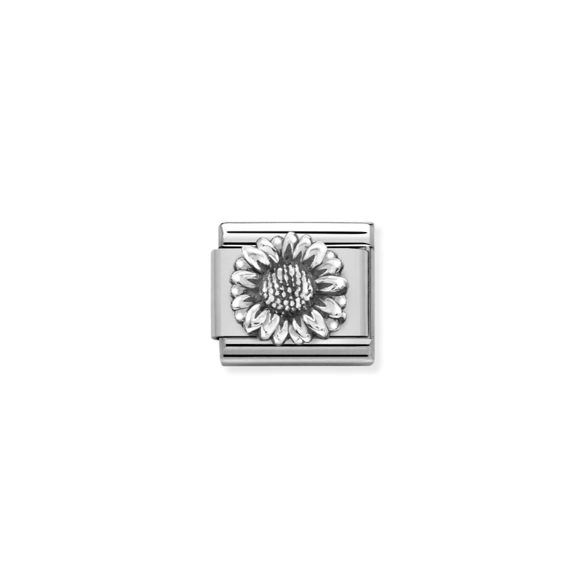 Nomination Sunflower Silver and Stainless Steel Composable Charm