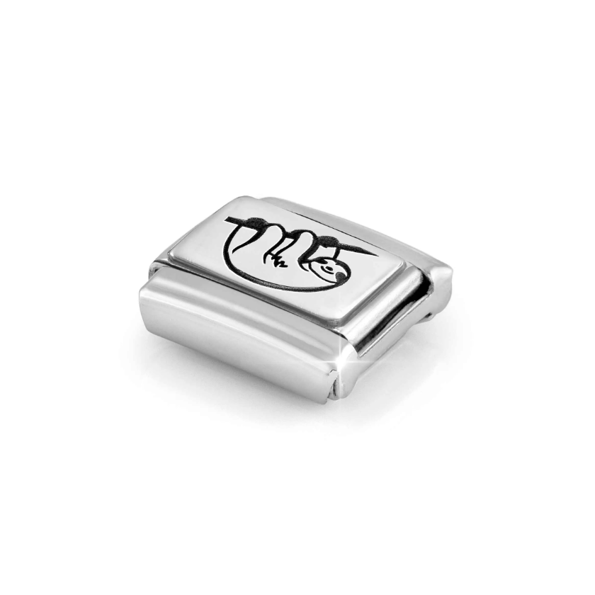 Nomination Sloth Silver and Stainless Steel Composable Charm