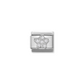 Nomination CZ Star Sterling Silver and Stainless Steel Composable Charm