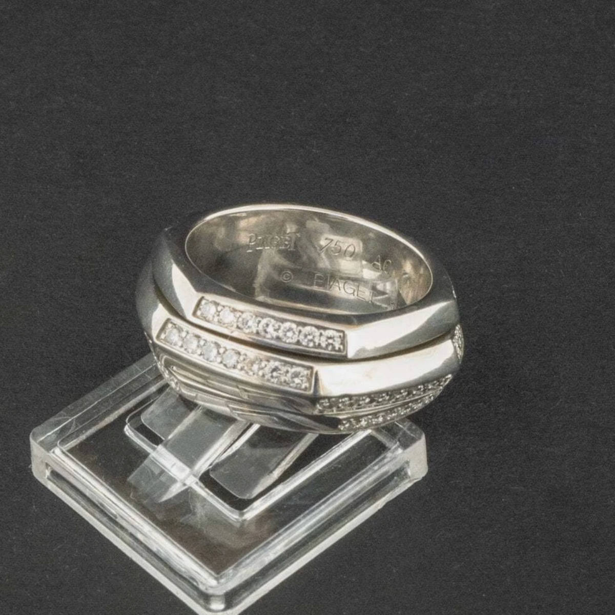 Piaget Possession Hexagon Spinner Approx. 1.00ct Diamond Ring