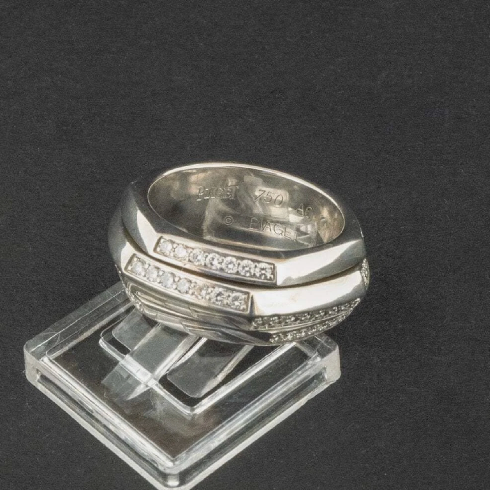 Piaget Possession Hexagon Spinner Approx. 1.00ct Diamond Ring