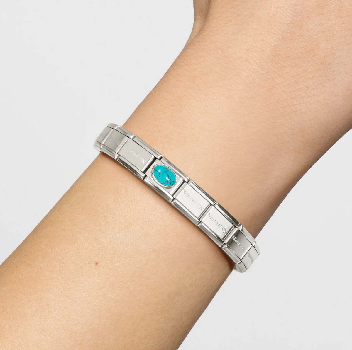 Nomination Turquoise Stone Sterling Silver & Stainless Steel Composable Charm