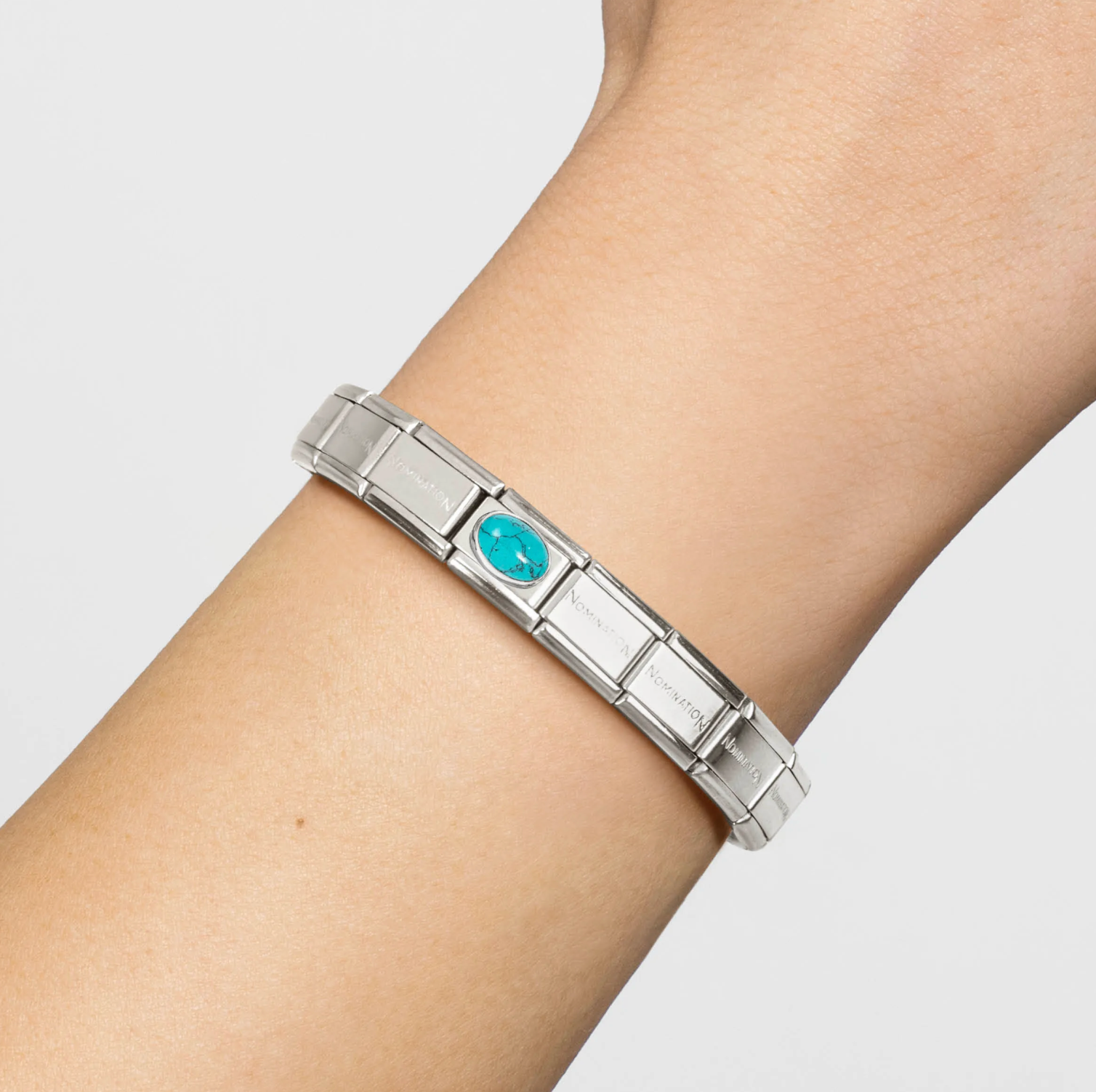 Nomination Turquoise Stone Sterling Silver & Stainless Steel Composable Charm