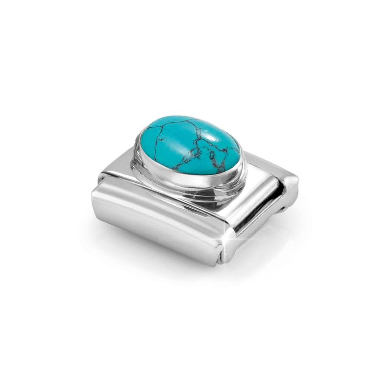 Nomination Turquoise Stone Sterling Silver & Stainless Steel Composable Charm