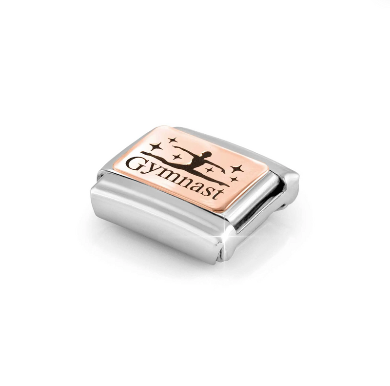 Nomination Gymnast 9ct Rose Gold & Stainless Steel Composable Charm